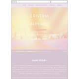 "Amanecer" - Wedding Website in Dawn by Tamara Hilje - Mobile Layout
