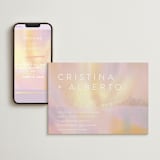 "Amanecer" - Wedding Website in Dawn by Tamara Hilje - Match Your Stationery