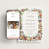 "Secret Garden" - Wedding Website in Daisy by Susan Moyal - Match Your Stationery
