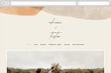 "leaf contour" - Wedding Website in Natural by Susan Zinader - Desktop Design