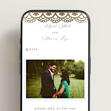 "Gilded Henna" - Wedding Website in Lily by Mansi Verma - Mobile Layout
