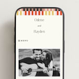 "Quilted Grid" - Wedding Website in Petal by Morgan Kendall - Mobile Layout