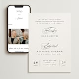 "Vow" - Wedding Website in Tuxedo by Leah Bisch - Match Your Stationery