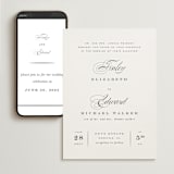 "Vow" - Wedding Website in Tuxedo by Leah Bisch - Match Your Stationery