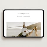 "Rhythmic" - Wedding Website in Simply White by Jennifer Postorino - Desktop Design