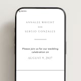 "Rhythmic" - Wedding Website in Simply White by Jennifer Postorino - Mobile Layout