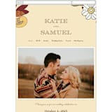 "Nouveau Love" - Wedding Website in Umber by Morgan Ramberg - Mobile Layout
