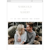 "botanica" - Wedding Website in Jungle by Morgan Kendall - Mobile Layout
