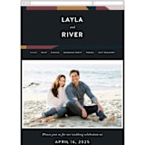 "Abstract Jewels" - Wedding Website in Noir by Maria Alou - Mobile Layout