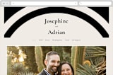 "view to behold" - Wedding Website in Onyx by letterfix - Desktop Design