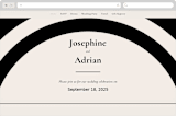 "view to behold" - Wedding Website in Onyx by letterfix - Desktop Design