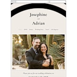 "view to behold" - Wedding Website in Onyx by letterfix - Mobile Layout