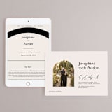 "view to behold" - Wedding Website in Onyx by letterfix - Match Your Stationery