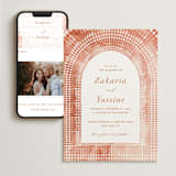 "Moroccan Jewel" - Wedding Website in Sepia Sunset by Zhay Smith - Match Your Stationery