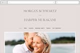 "Coco" - Wedding Website in Linen by Carly Reed Walker - Desktop Design