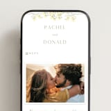 "butter blossoms" - Wedding Website in Sun by Phrosné Barwood - Mobile Layout