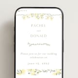 "butter blossoms" - Wedding Website in Sun by Phrosné Barwood - Mobile Layout