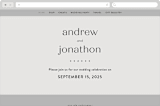 "Align" - Wedding Website in Linen by JoAnn Jinks - Desktop Design