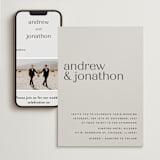 "Align" - Wedding Website in Linen by JoAnn Jinks - Match Your Stationery