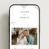 "Picturesque" - Wedding Website in Linen by Christie Garcia - Mobile Layout