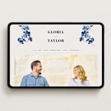 "Poppies" - Wedding Website in Klein by Pati Cascino - Desktop Design