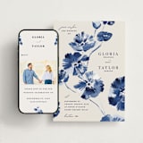 "Poppies" - Wedding Website in Klein by Pati Cascino - Match Your Stationery