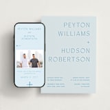 "Juniper" - Wedding Website in Capri by Blustery August - Match Your Stationery