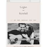 "Ivy" - Wedding Website in Ecru by Carly Reed Walker - Mobile Layout