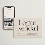 "Ivy" - Wedding Website in Ecru by Carly Reed Walker - Match Your Stationery