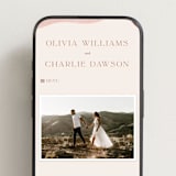 "Deconstruct" - Wedding Website in Coastal by Pixel and Hank - Mobile Layout