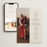 "Tandem" - Wedding Website in Buttercream by Jessica Williams - Match Your Stationery