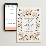 "modern folk" - Wedding Website in Blush by GeekInk Design - Match Your Stationery