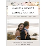 "Sonnet" - Wedding Website in Almond by Petra Kern - Mobile Layout