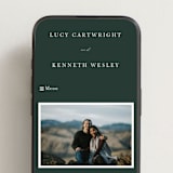 "Mountainview" - Wedding Website in Evergreen by Sarah Brown - Mobile Layout