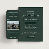 "Mountainview" - Wedding Website in Evergreen by Sarah Brown - Match Your Stationery