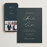 "Modern Vintage" - Wedding Website in Jade by Emily Betts - Match Your Stationery