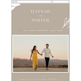 "Mystique" - Wedding Website in Linen by Ashley Rosenbaum - Mobile Layout