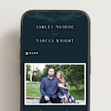 "Deco Garden" - Wedding Website in Dusk by GeekInk Design - Mobile Layout