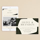 "Warner" - Wedding Website in Emerald by Carrie ONeal - Match Your Stationery