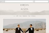 "ridge" - Wedding Website in Natural by Kate Ahn - Desktop Design