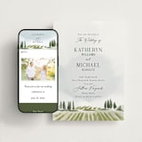 "Estate" - Wedding Website in Sky by Rebecca Durflinger - Match Your Stationery