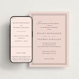 "Story Line" - Wedding Website in Petal by Kimberly FitzSimons - Match Your Stationery