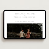"Picture Perfect" - Wedding Website in Opal by Jennifer Postorino - Desktop Design