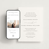 "Breathe" - Wedding Website in Linen by Jennifer Postorino - Match Your Stationery