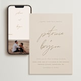 "Everlasting Love" - Wedding Website in Linen by Brandy Folse - Match Your Stationery