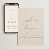 "Everlasting Love" - Wedding Website in Linen by Brandy Folse - Match Your Stationery