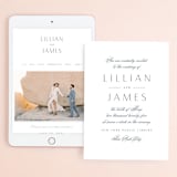 "Regal" - Wedding Website in Marine by Lauren Chism - Match Your Stationery
