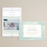 "Blue Jean Baby" - Wedding Website in Ocean by Chelsea Petaja - Match Your Stationery