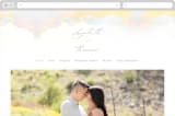 "The whisper of the waves" - Wedding Website in Sunrise by Helen Halik - Desktop Design