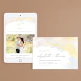 "The whisper of the waves" - Wedding Website in Sunrise by Helen Halik - Match Your Stationery
